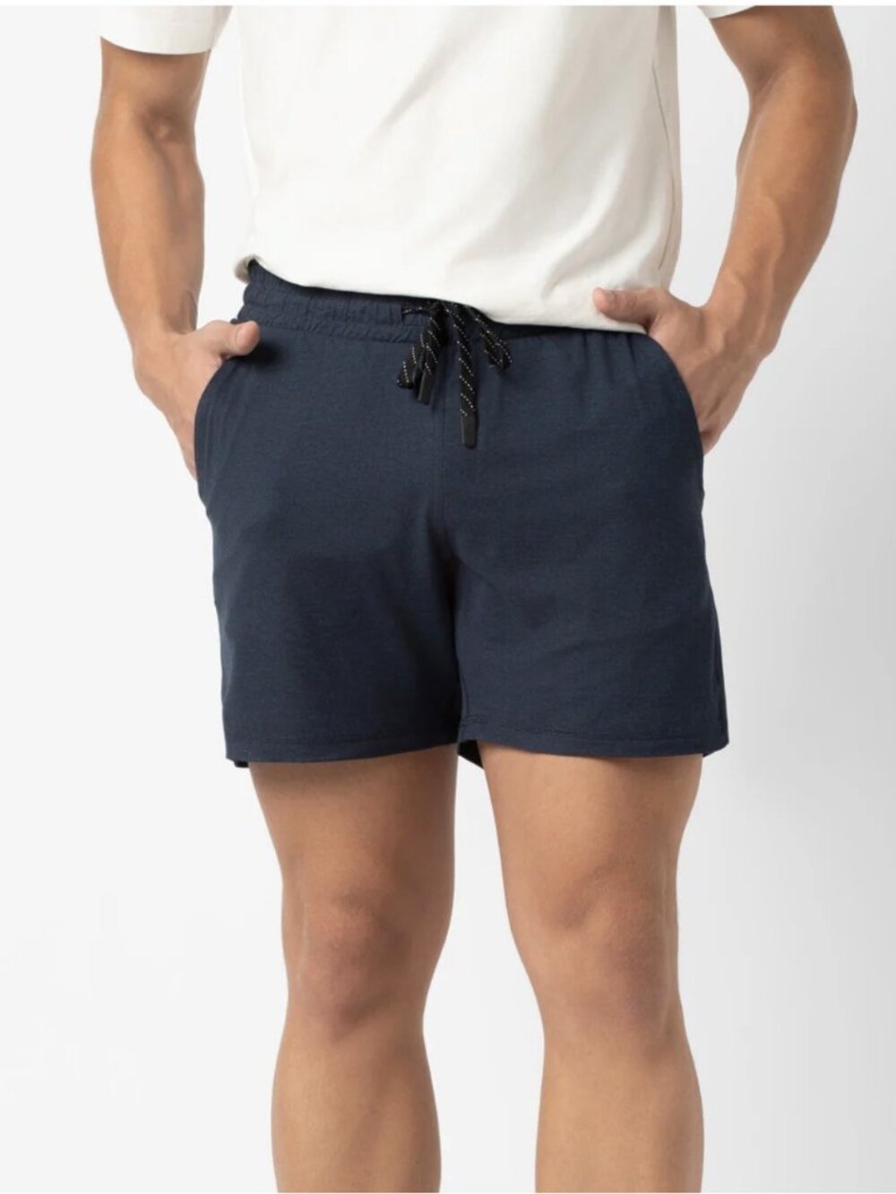 BearBottom Men’s Tech Athletic Shorts 5.5 Size Small Navy Pocket Super Soft